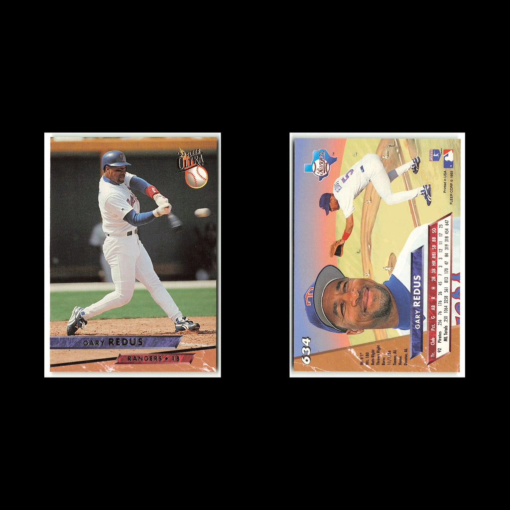 Gary Redus #634 1993 Fleer Ultra Texas Rangers Baseball Card MLB NM