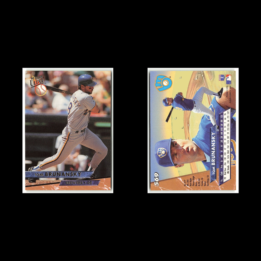 Tom Brunansky #569 1993 Fleer Ultra Milwaukee Brewers Baseball Card MLB NM
