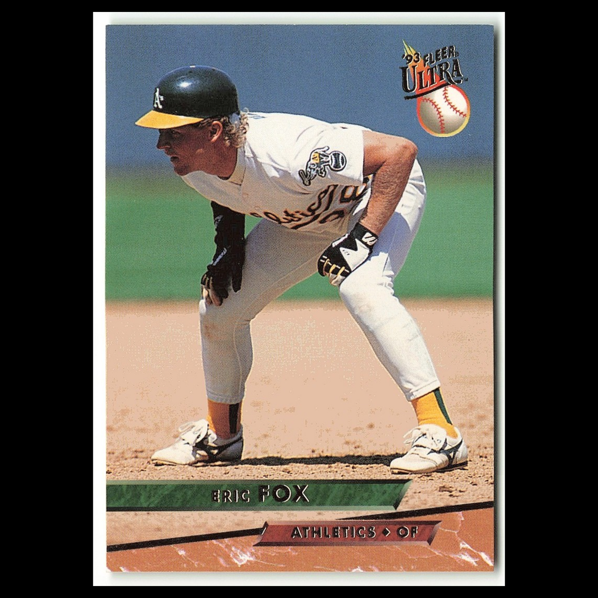 Eric Fox #605 1993 Fleer Ultra Oakland Athletics Baseball Card MLB NM