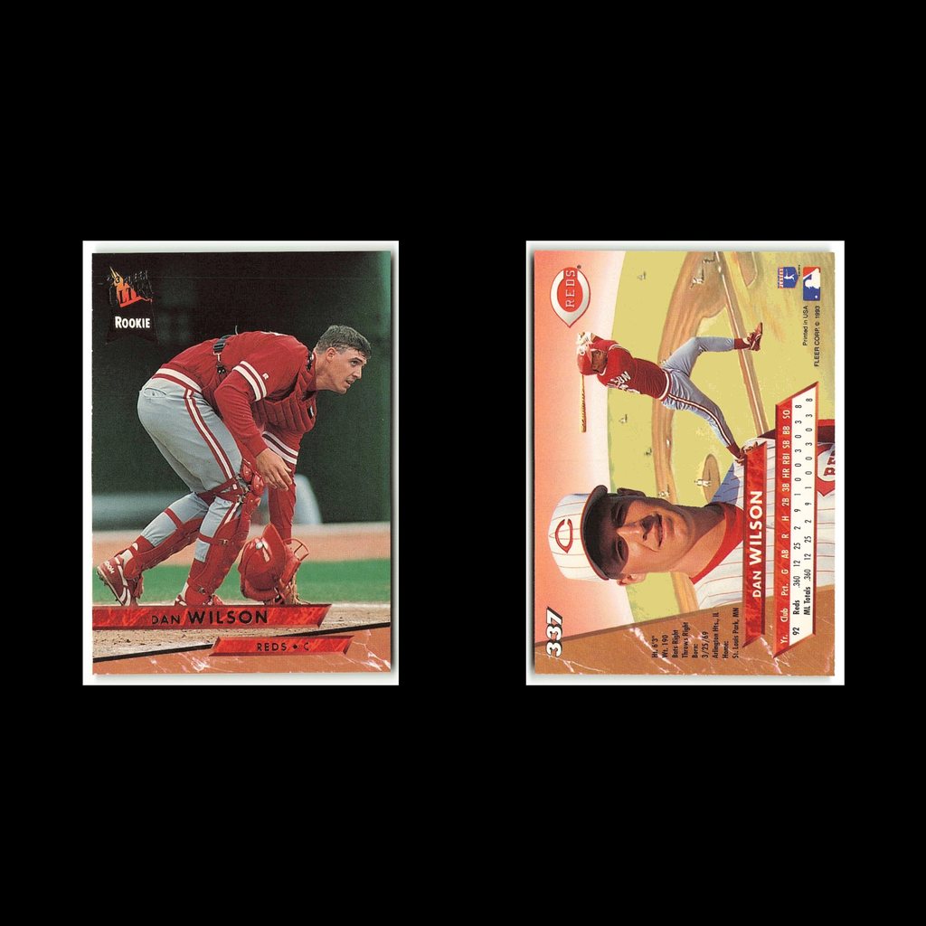 Dan Wilson #337 1993 Fleer Ultra Cincinnati Reds Baseball Card MLB NM