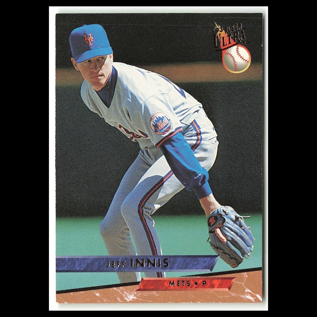 Jeff Innis #428 1993 Fleer Ultra New York Mets Baseball Card MLB NM
