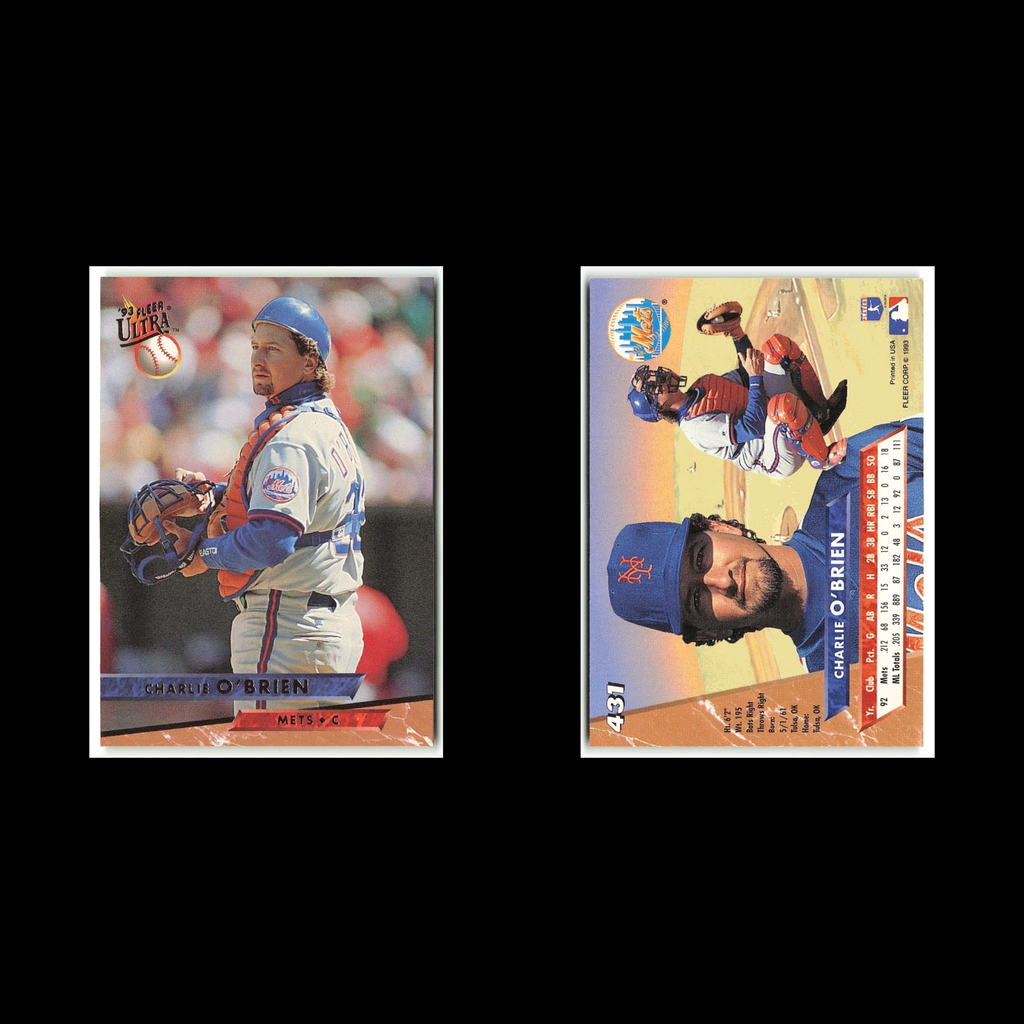 Charlie OBrien #431 1993 Fleer Ultra New York Mets Baseball Card MLB NM