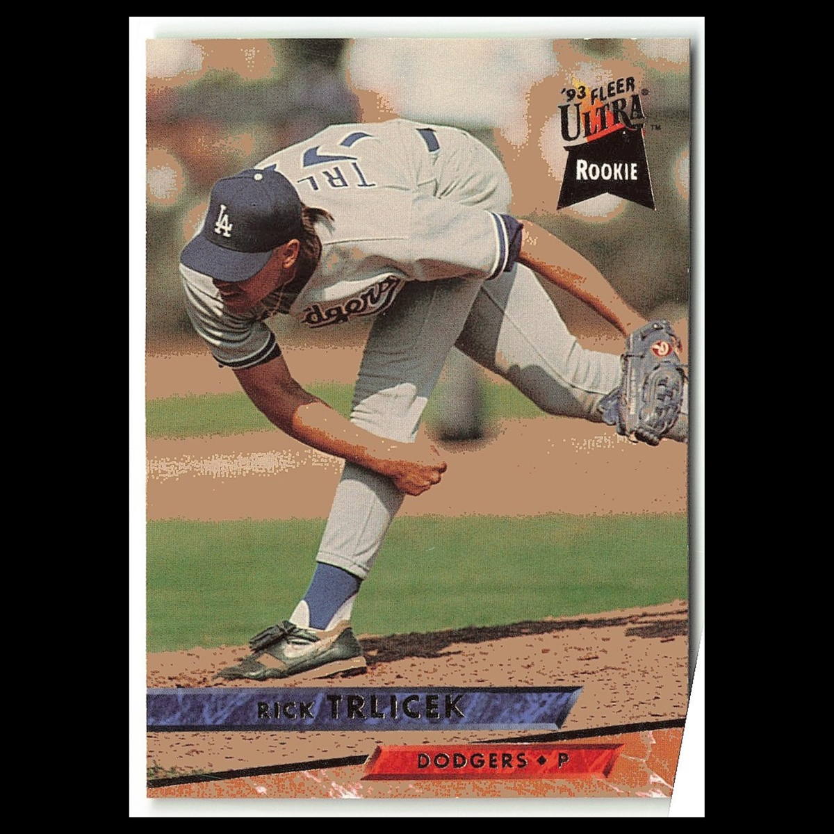 Rick Trlicek Rookie #407 1993 Fleer Ultra Los Angeles Dodgers Baseball Card MLB