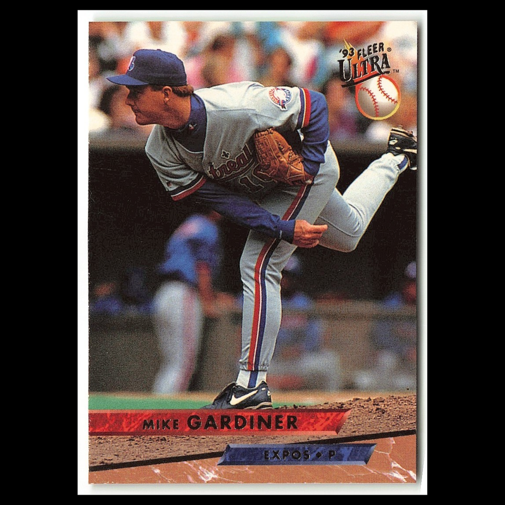 Mike Gardiner #414 1993 Fleer Ultra Montreal Expos Baseball Card MLB NM