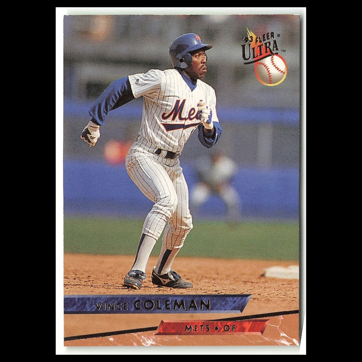 Vince Coleman #424 1993 Fleer Ultra New York Mets Baseball Card MLB NM