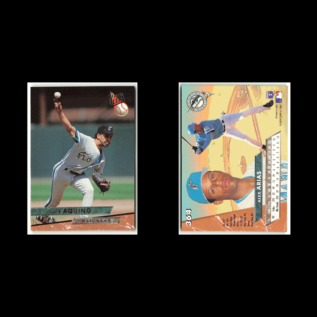 Alex Arias #364 1993 Fleer Ultra Florida Marlins Baseball Card MLB NM
