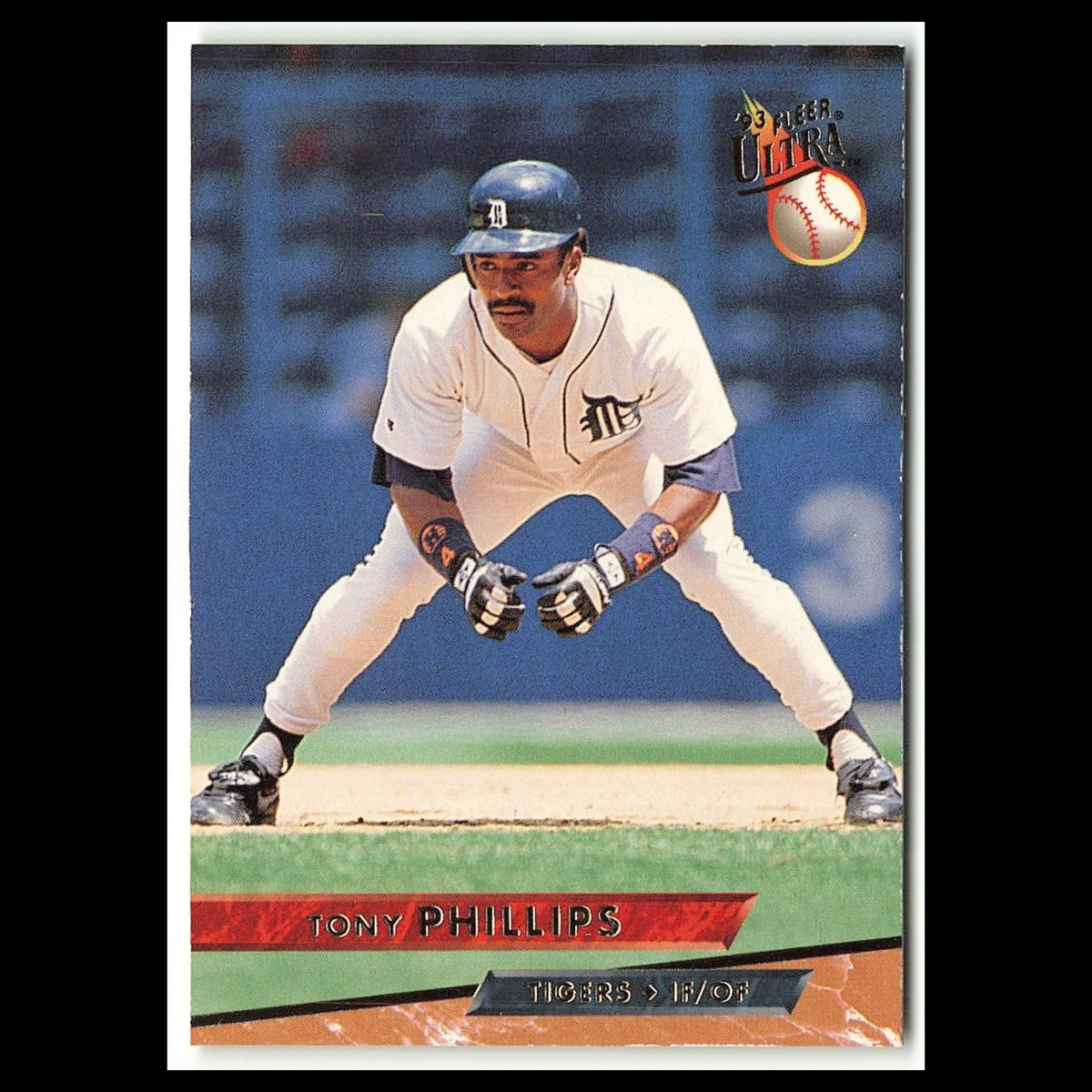 Tony Phillips #203 1993 Fleer Ultra Detroit Tigers Baseball Card MLB NM