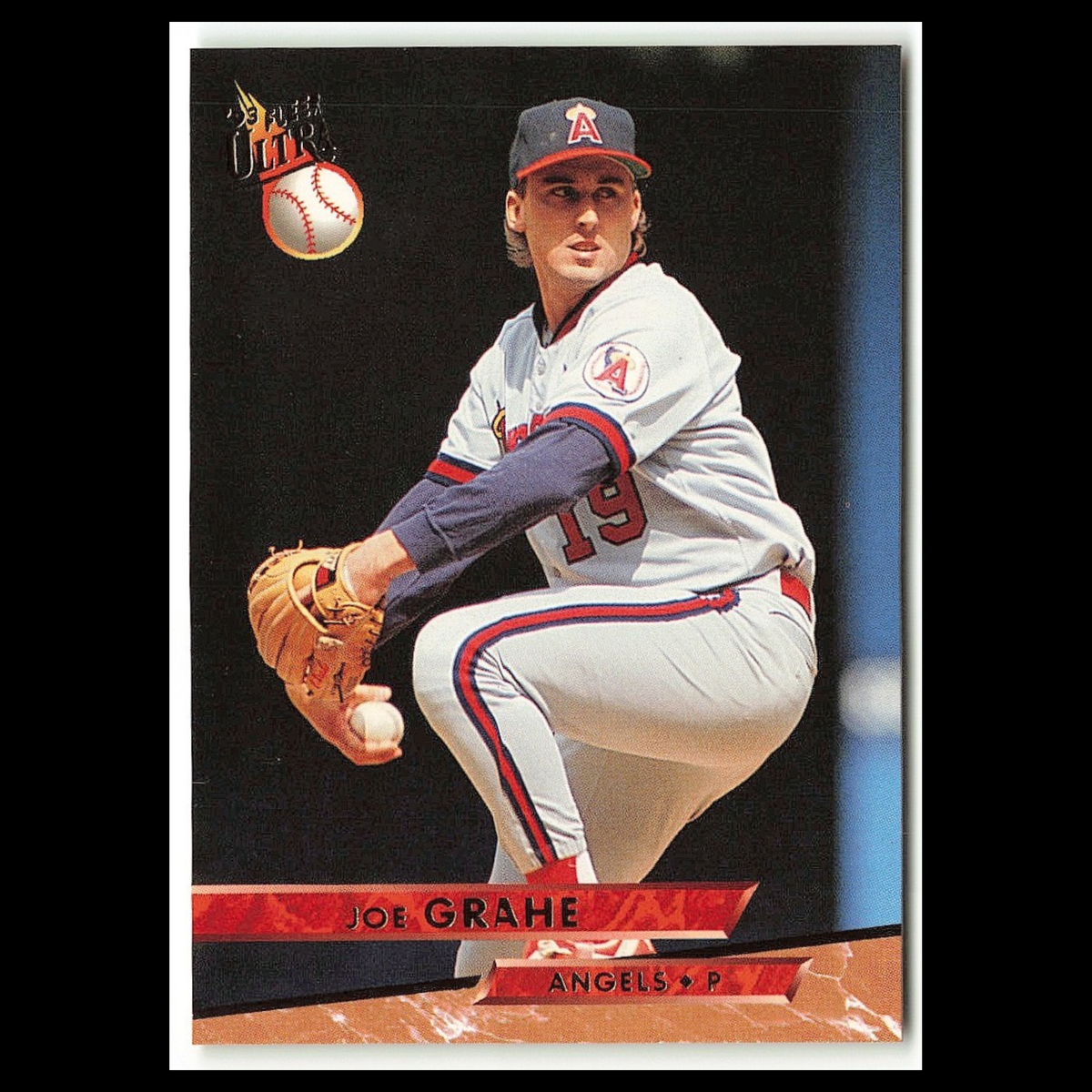 Joe Grahe #165 1993 Fleer Ultra California Angels Baseball Card MLB NM