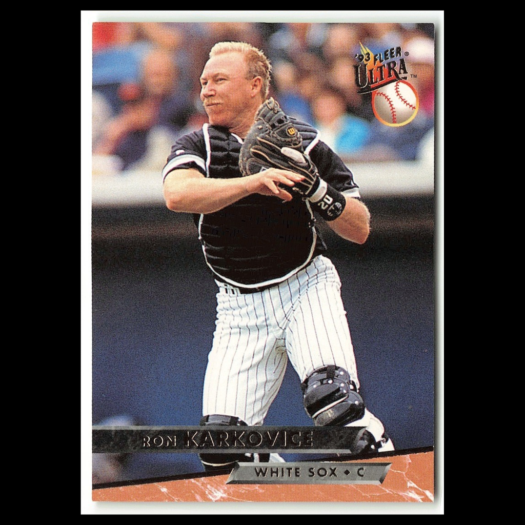 Ron Karkovice #175 1993 Fleer Ultra Chicago White Sox Baseball Card MLB NM
