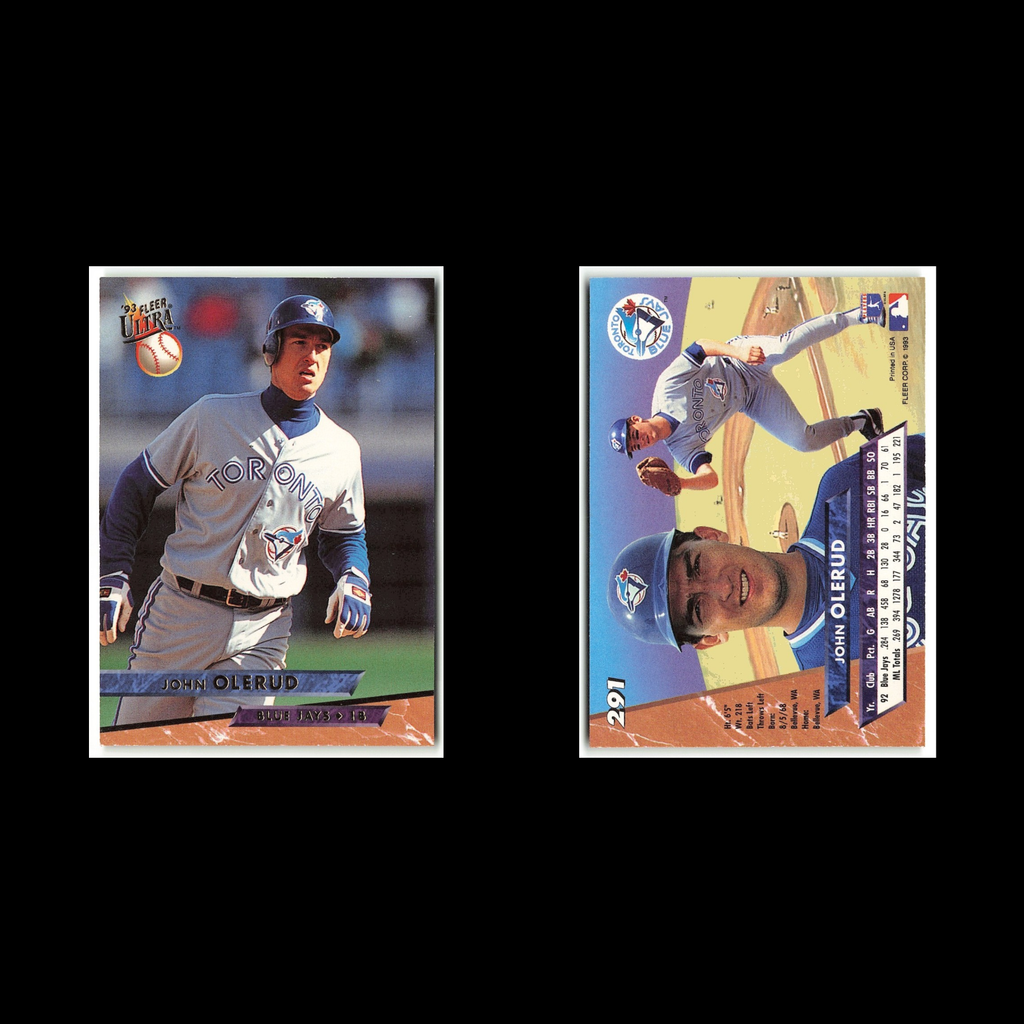 John Olerud #291 1993 Fleer Ultra Toronto Blue Jays Baseball Card MLB NM