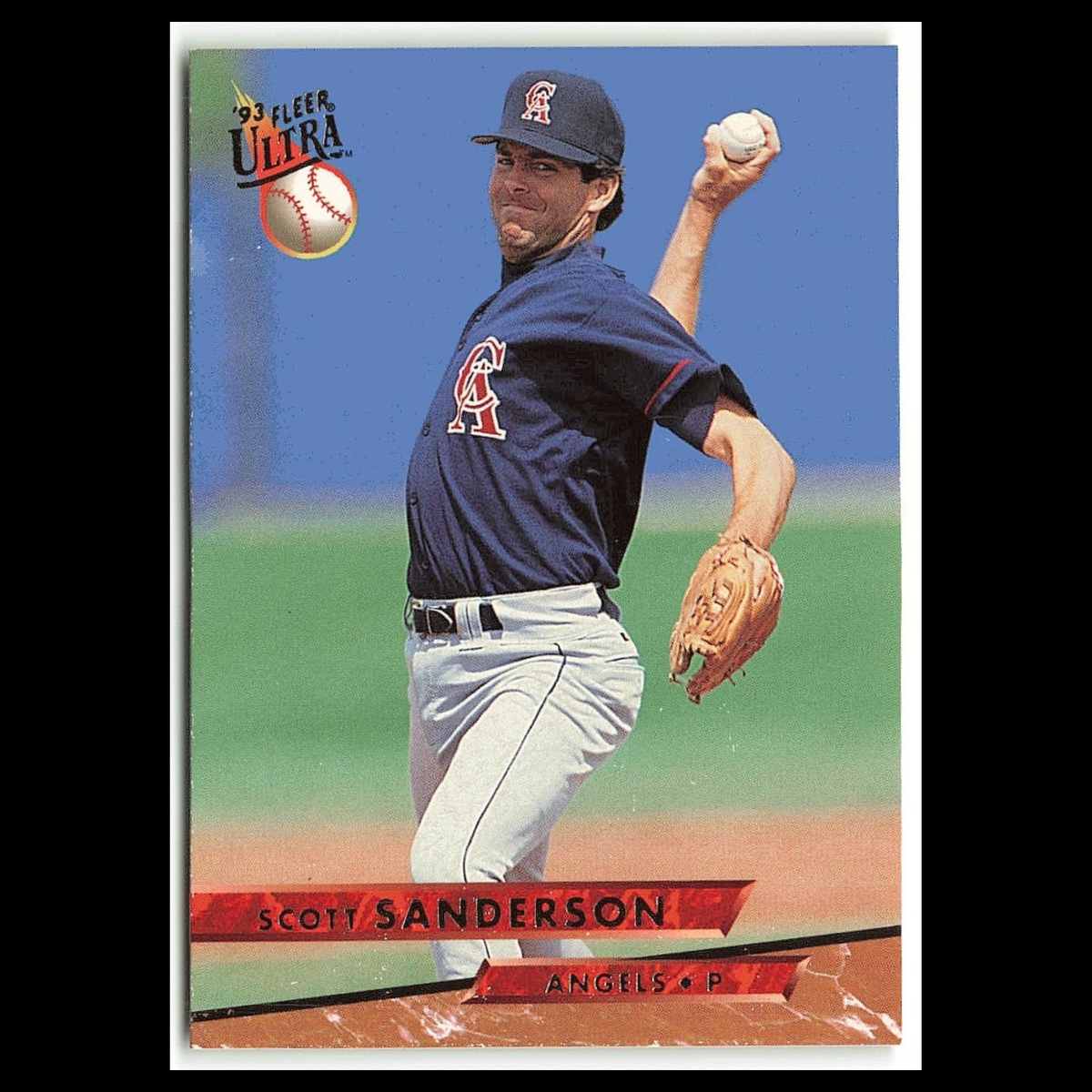 Scott Sanderson #524 1993 Fleer Ultra California Angels Baseball Card MLB NM