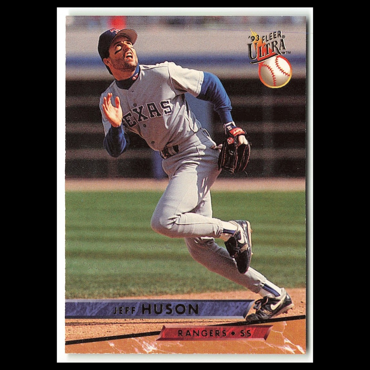 Jeff Huson #280 1993 Fleer Ultra Texas Rangers Baseball Card MLB NM