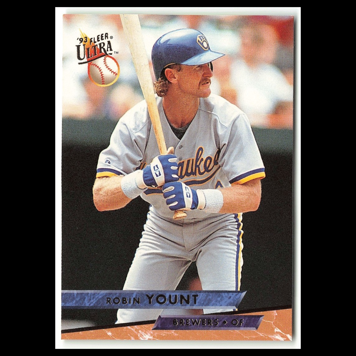 Robin Yount #227 1993 Fleer Ultra Milwaukee Brewers Baseball Card MLB NM