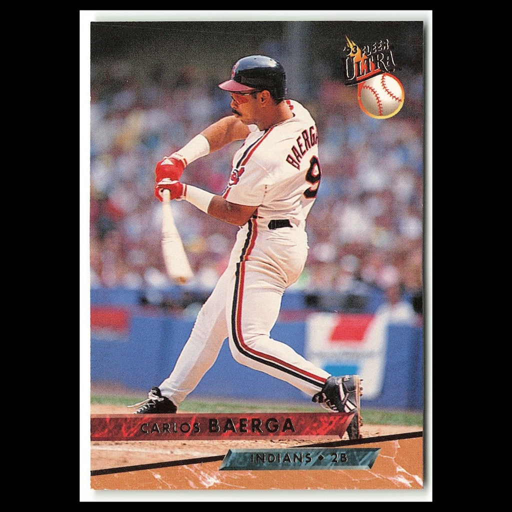 Carlos Baerga #183 1993 Fleer Ultra Cleveland Indians Baseball Card MLB NM