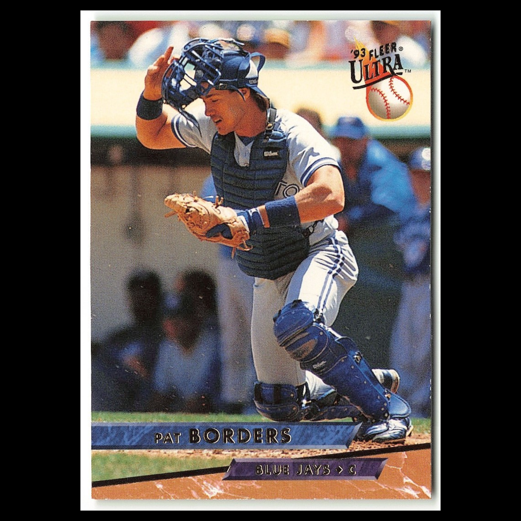 Pat Borders #287 1993 Fleer Ultra Toronto Blue Jays Baseball Card MLB NM