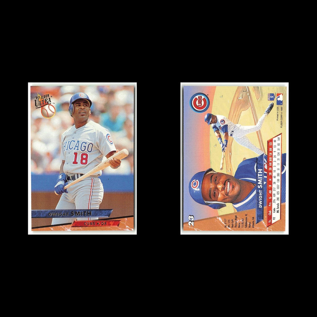 Dwight Smith #23 1993 Fleer Ultra Chicago Cubs Baseball Card MLB NM