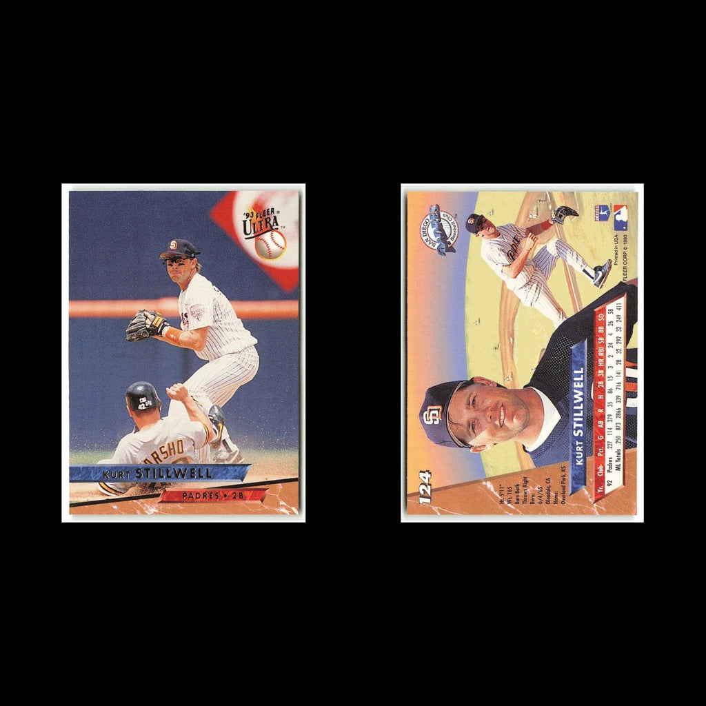 Kurt Stillwell #124 1993 Fleer Ultra San Diego Padres Baseball Card MLB NM