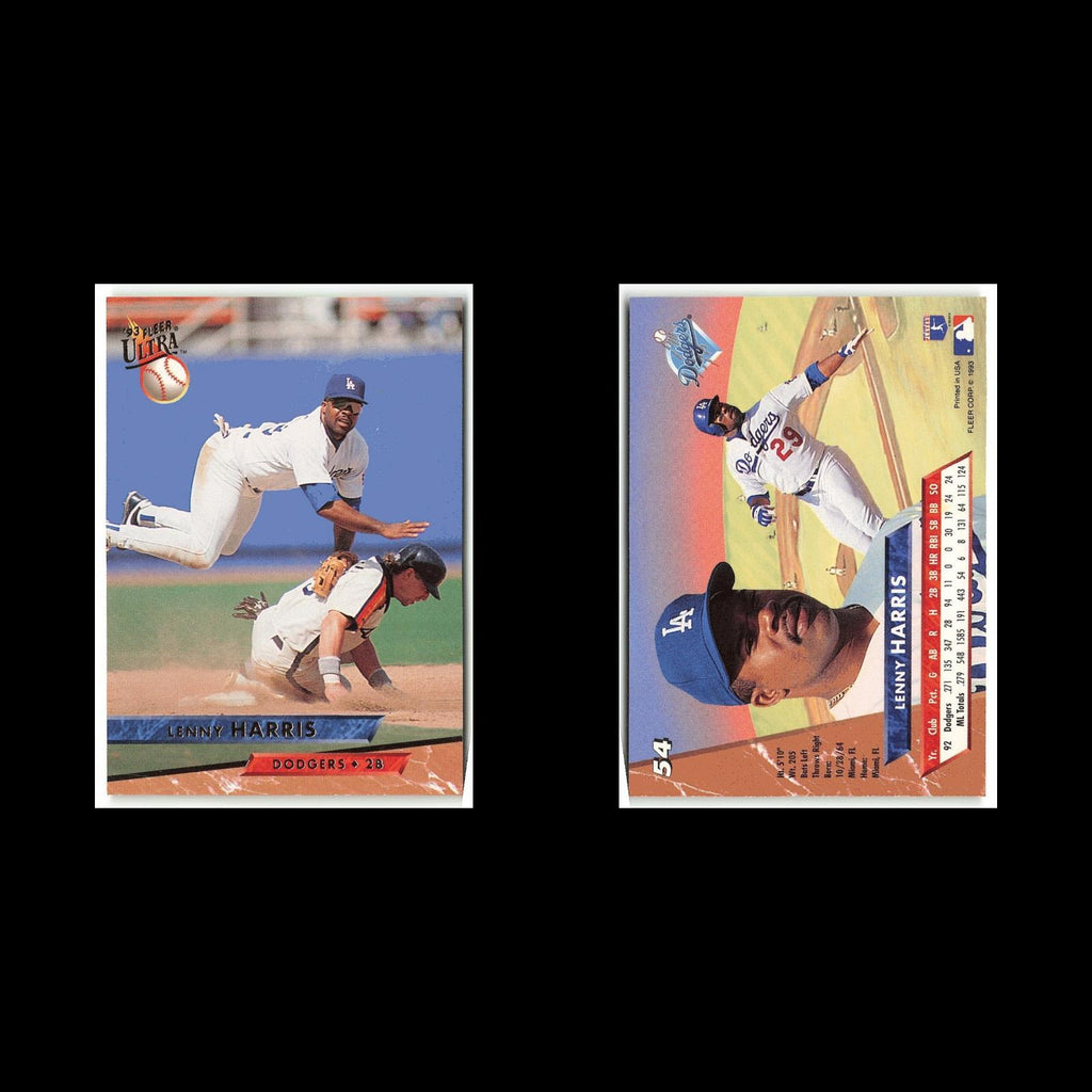 Lenny Harris #54 1993 Fleer Ultra Los Angeles Dodgers Baseball Card MLB NM