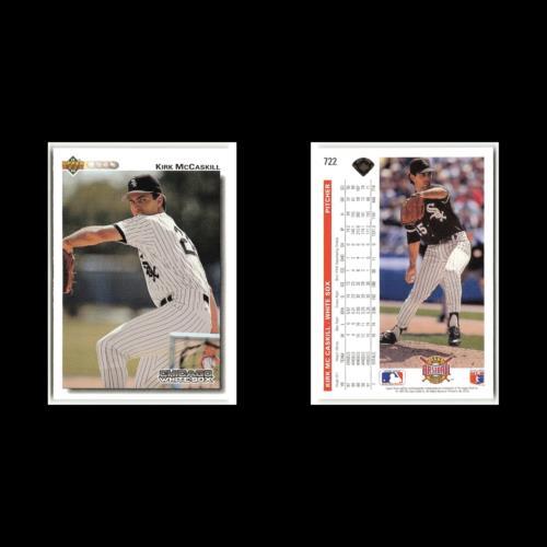 Kirk McCaskill #722 1992 Upper Deck Chicago White Sox Baseball Card MLB NM