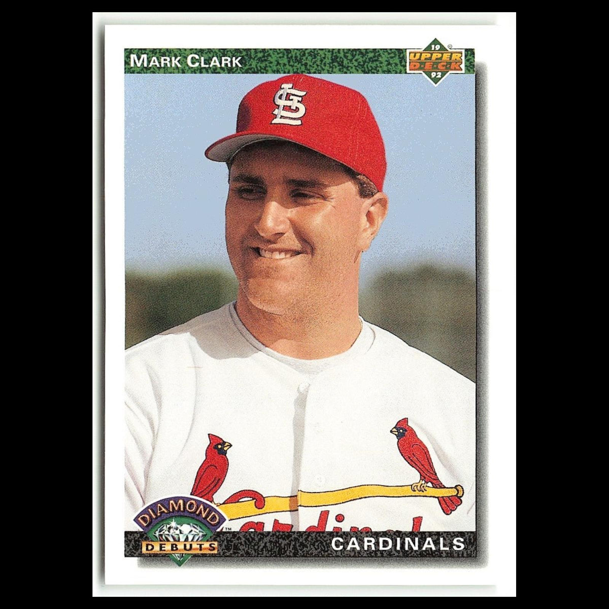 Mark Clark Rookie #773 1992 Upper Deck St. Louis Cardinals Baseball Card MLB NM
