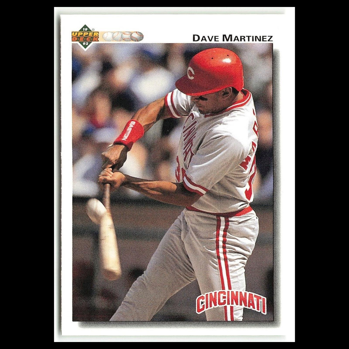 Dave Martinez #784 1992 Upper Deck Cincinnati Reds Baseball Card MLB NM