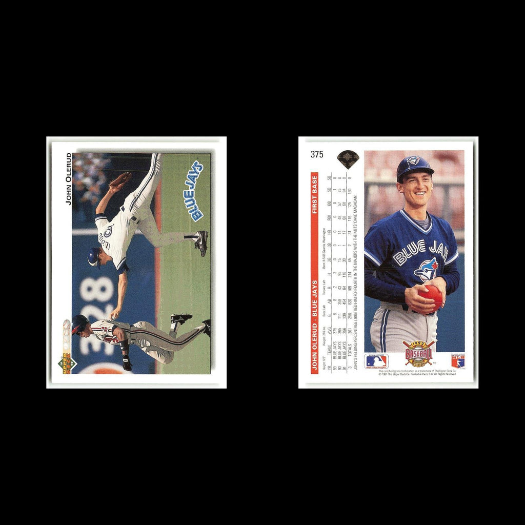 John Olerud #375 1992 Upper Deck Milwaukee Brewers Baseball Card MLB NM