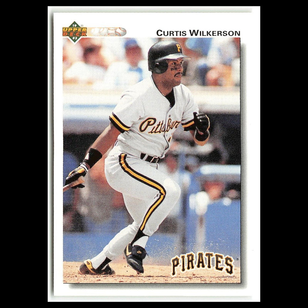 Curtis Wilkerson #490 1992 Upper Deck Pittsburgh Pirates Baseball Card MLB NM