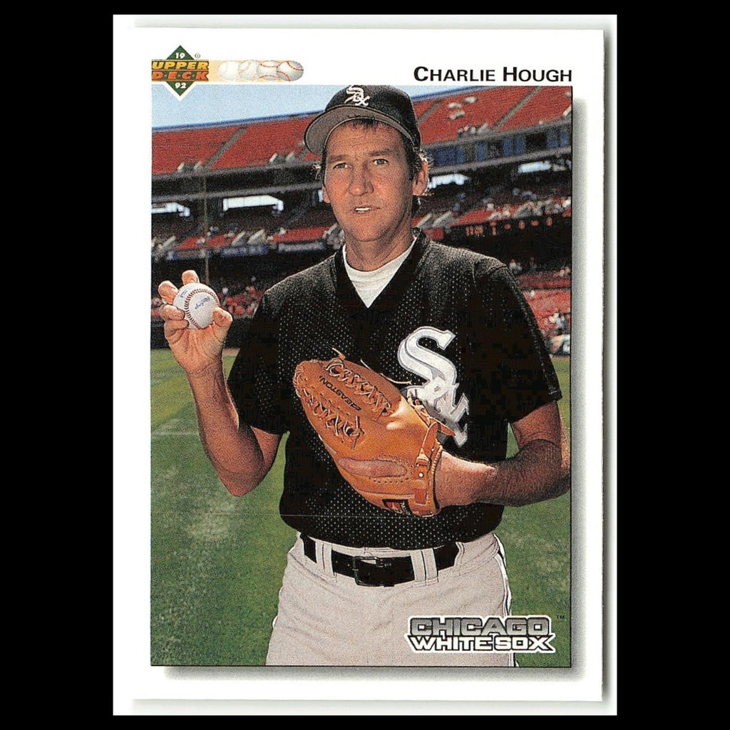 Charlie Hough #418 1992 Upper Deck Chicago White Sox Baseball Card MLB NM