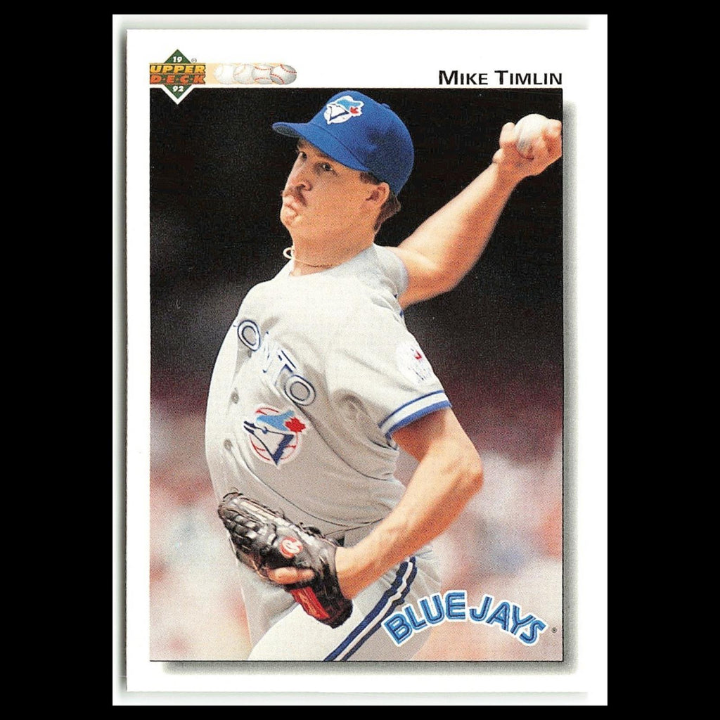 Mike Timlin #409 1992 Upper Deck Toronto Blue Jays Baseball Card MLB NM