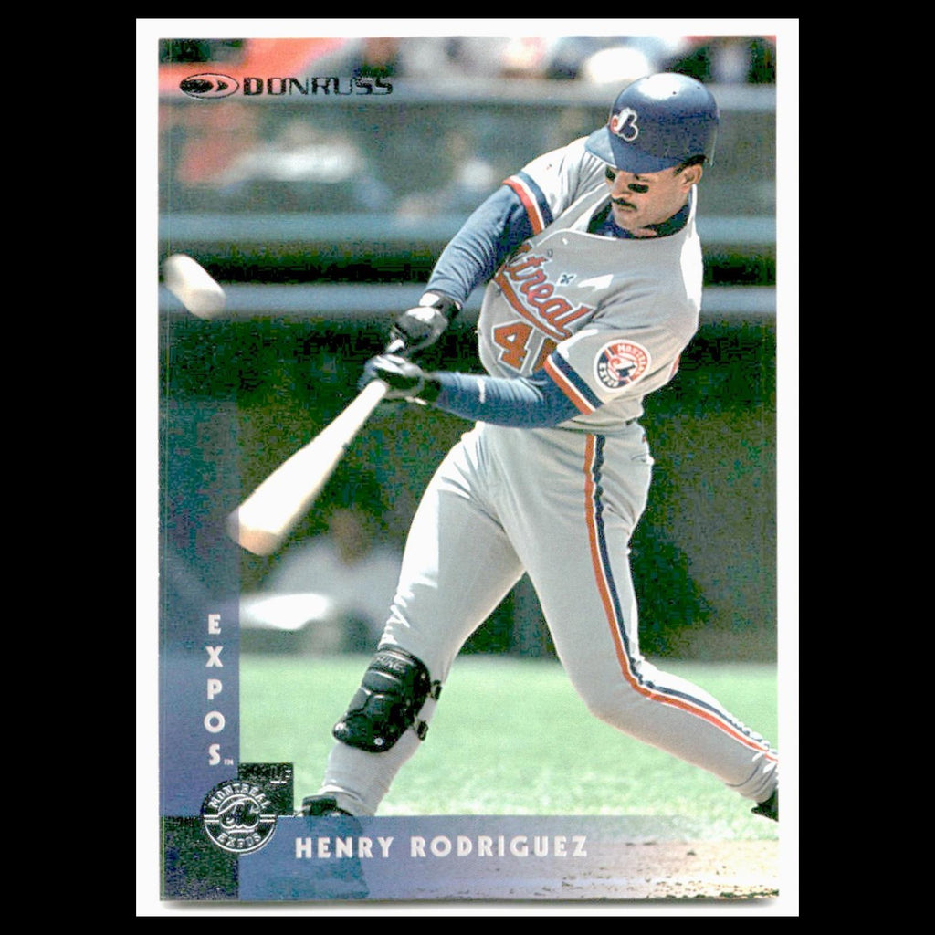 Henry Rodriguez #10 1997 Donruss Montreal Expos Baseball Card MLB NM