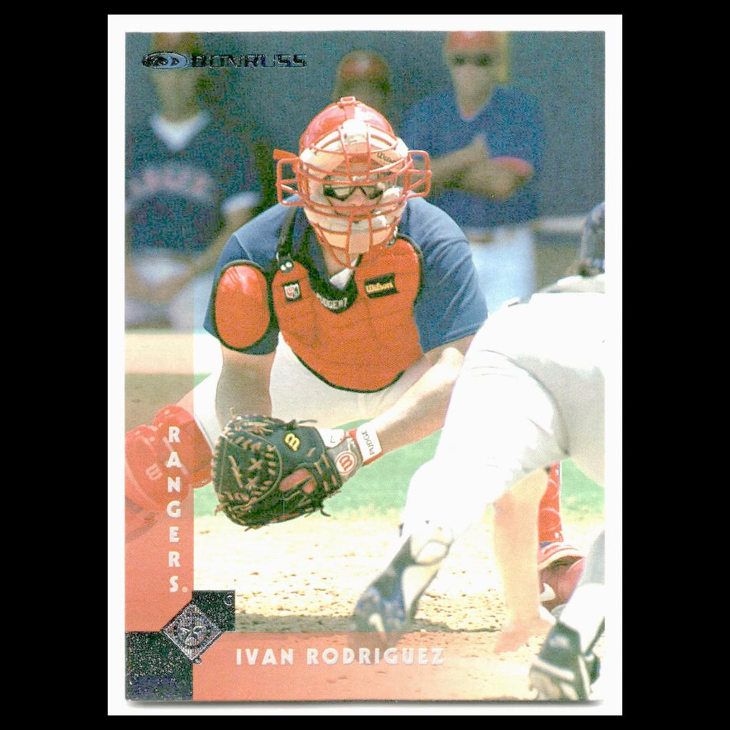 Ivan Rodriguez #31 1997 Donruss Texas Rangers Baseball Card MLB NM