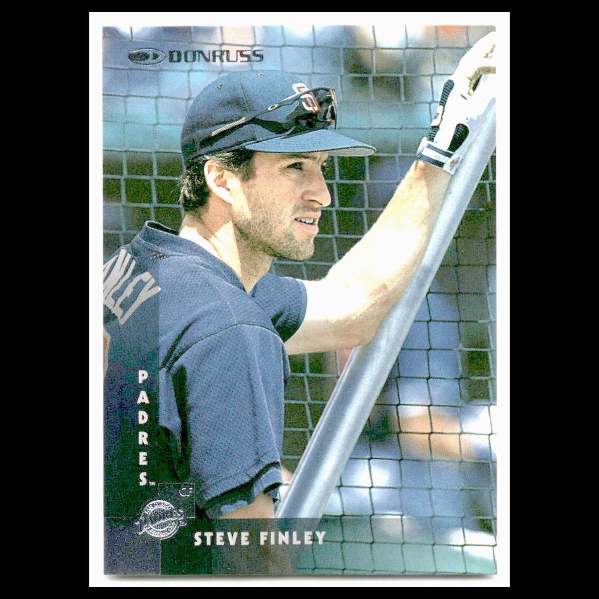 Steve Finley #60 1997 Donruss San Diego Padres Baseball Card MLB NM