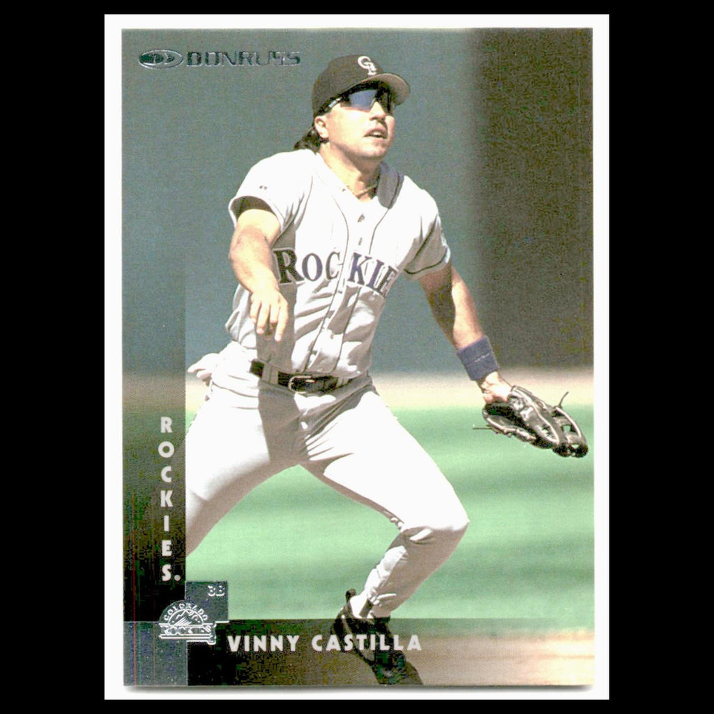 Vinny Castilla #78 1997 Donruss Colorado Rockies Baseball Card MLB NM