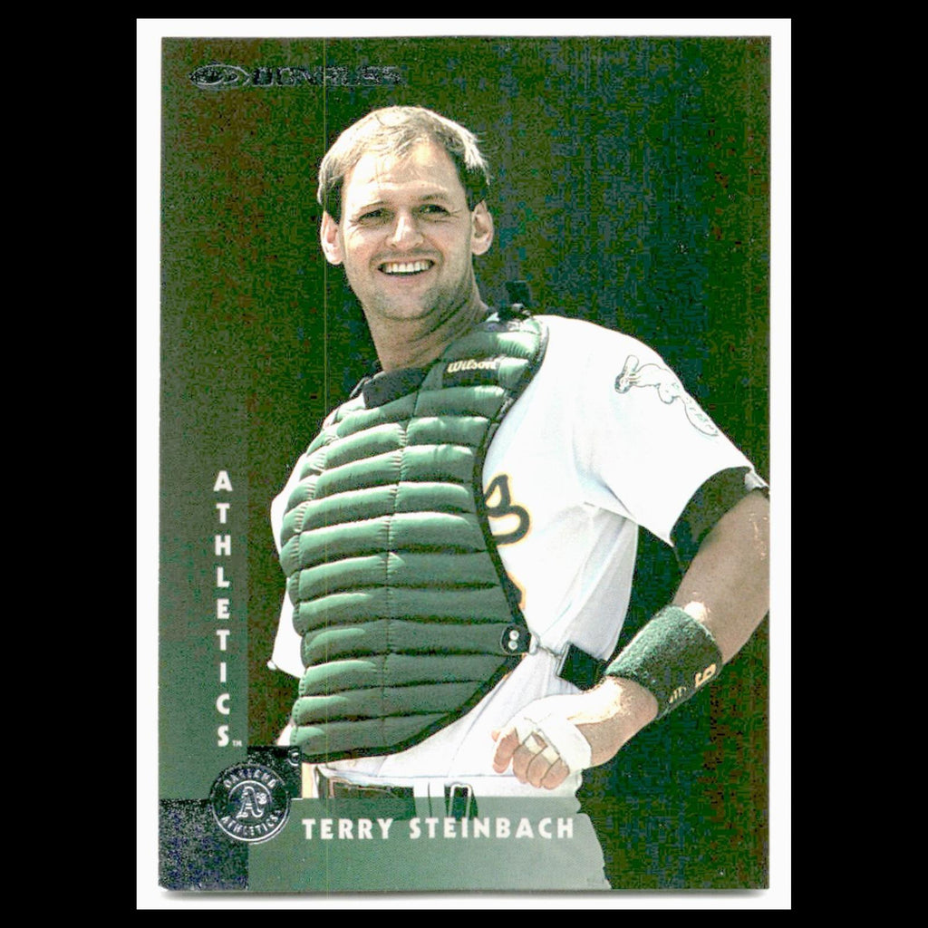 Terry Steinbach #110 1997 Donruss Oakland Athletics Baseball Card MLB NM