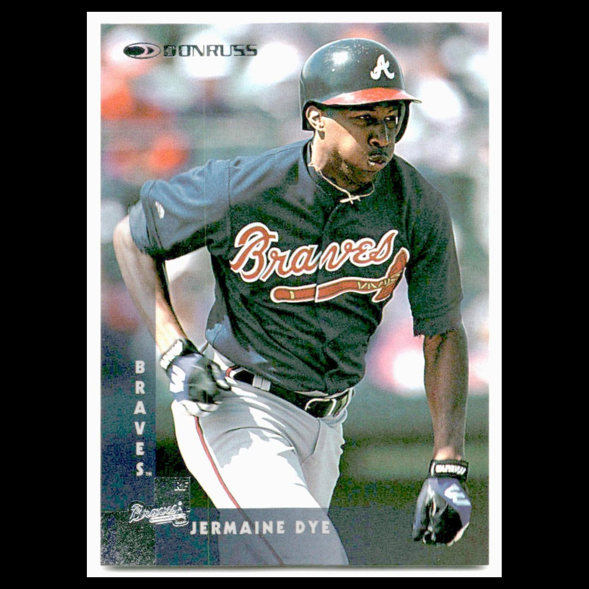 Jermaine Dye #111 1997 Donruss Atlanta Braves Baseball Card MLB NM