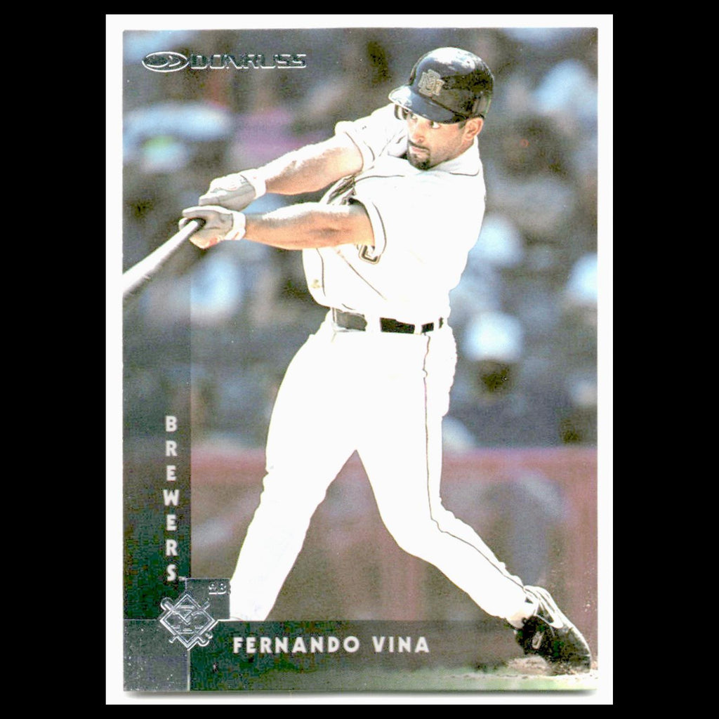 Fernando Vina #201 1997 Donruss Milwaukee Brewers Baseball Card MLB NM
