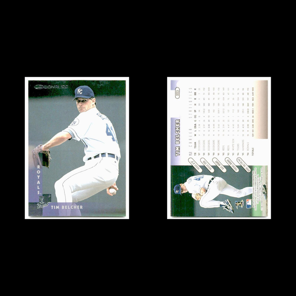 Tim Belcher #223 1997 Donruss Kansas City Royals Baseball Card MLB NM