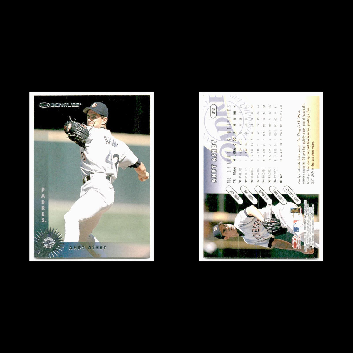 Andy Ashby #313 1997 Donruss San Diego Padres Baseball Card MLB NM