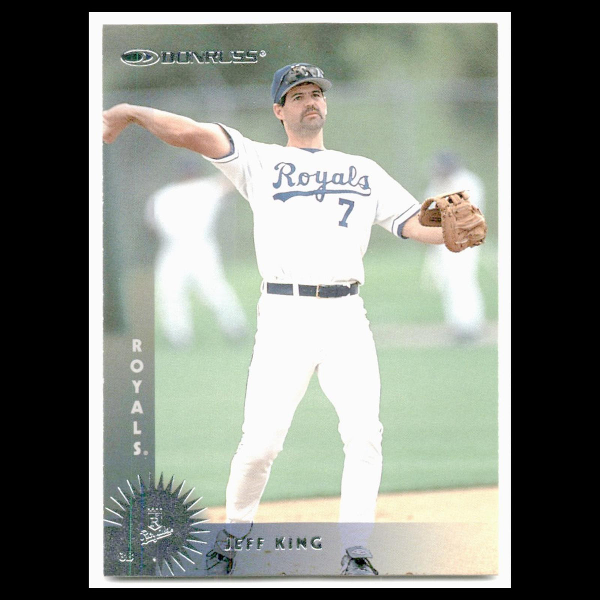 Jeff King #323 1997 Donruss Kansas City Royals Baseball Card MLB NM