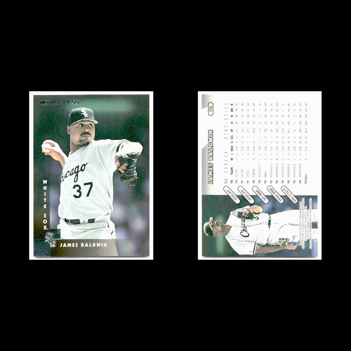 James Baldwin #176 1997 Donruss Chicago White Sox Baseball Card MLB NM