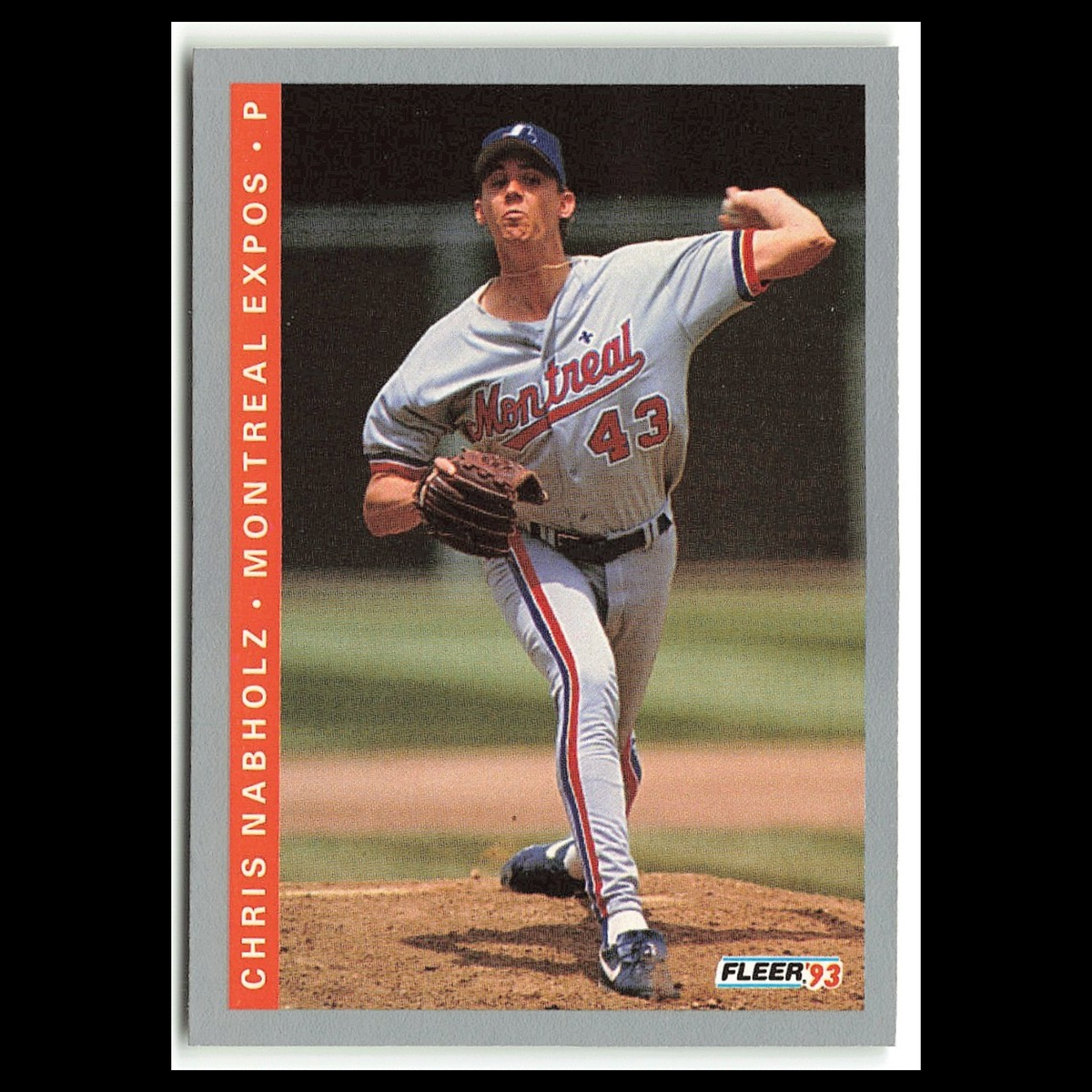 Chris Nabholz #78 1993 Fleer Montreal Expos Baseball Card MLB NM