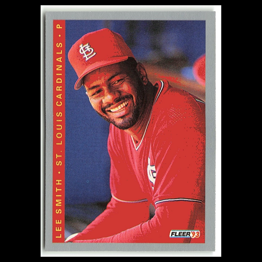 Lee Smith #133 1993 Fleer St. Louis Cardinals Baseball Card MLB NM