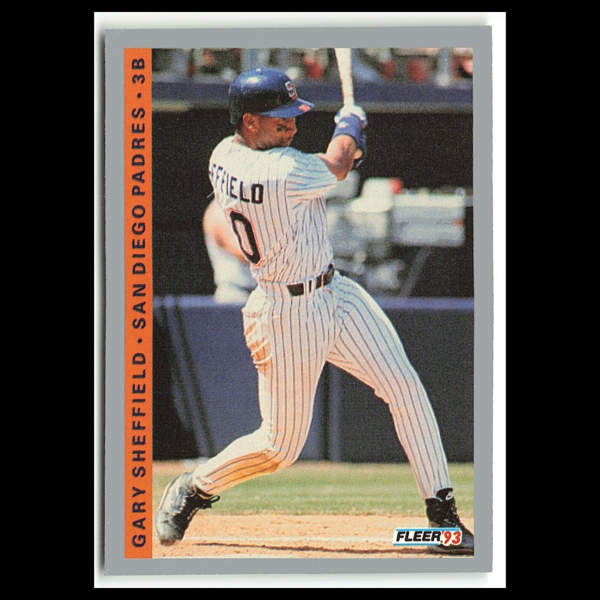Gary Sheffield #147 1993 Fleer San Diego Padres Baseball Card MLB NM