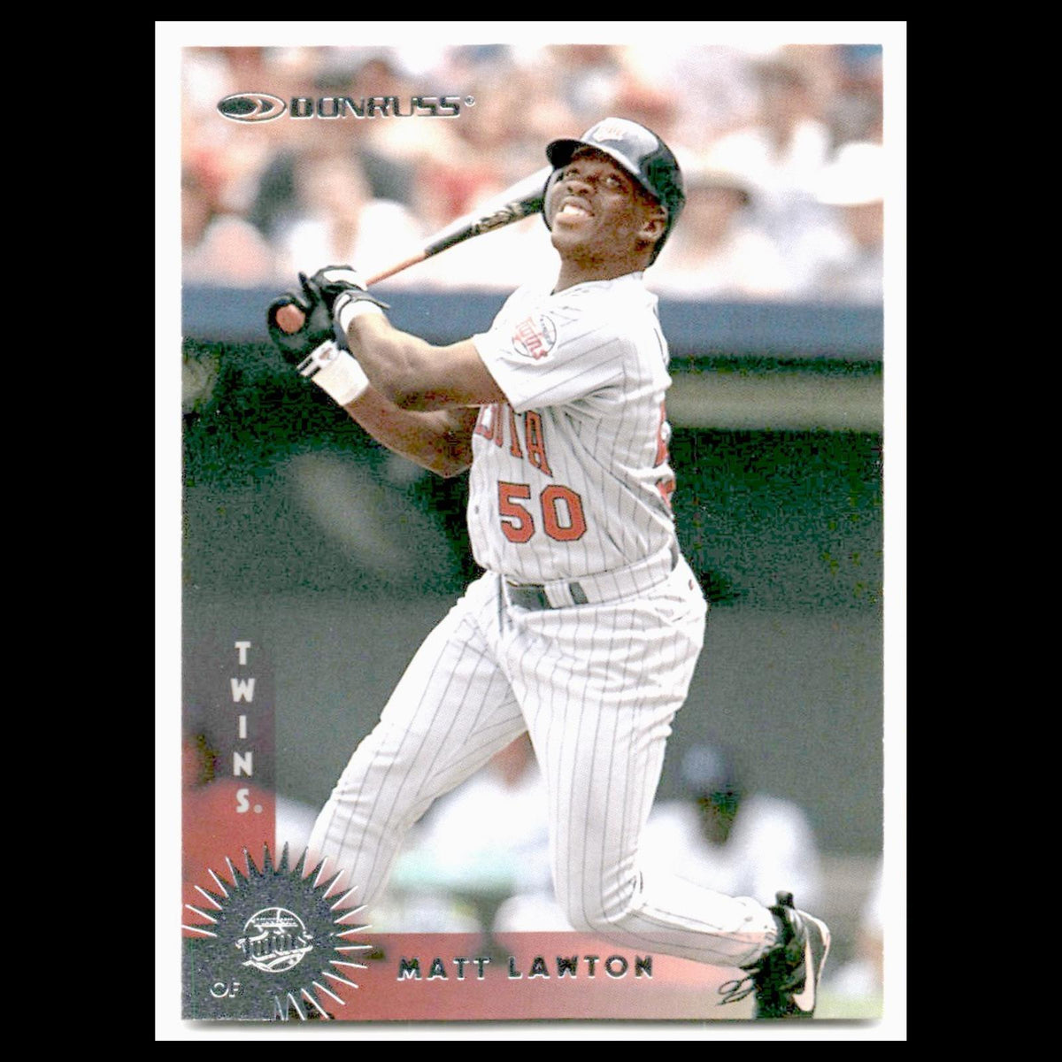 Matt Lawton #344 1997 Donruss Minnesota Twins Baseball Card MLB NM