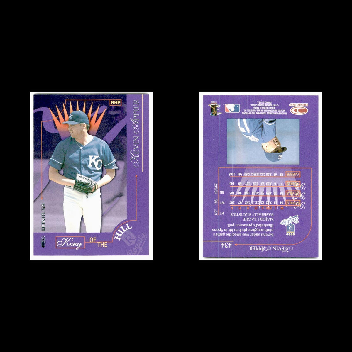 Kevin Appier #434 1997 Donruss Kansas City Royals Baseball Card MLB NM