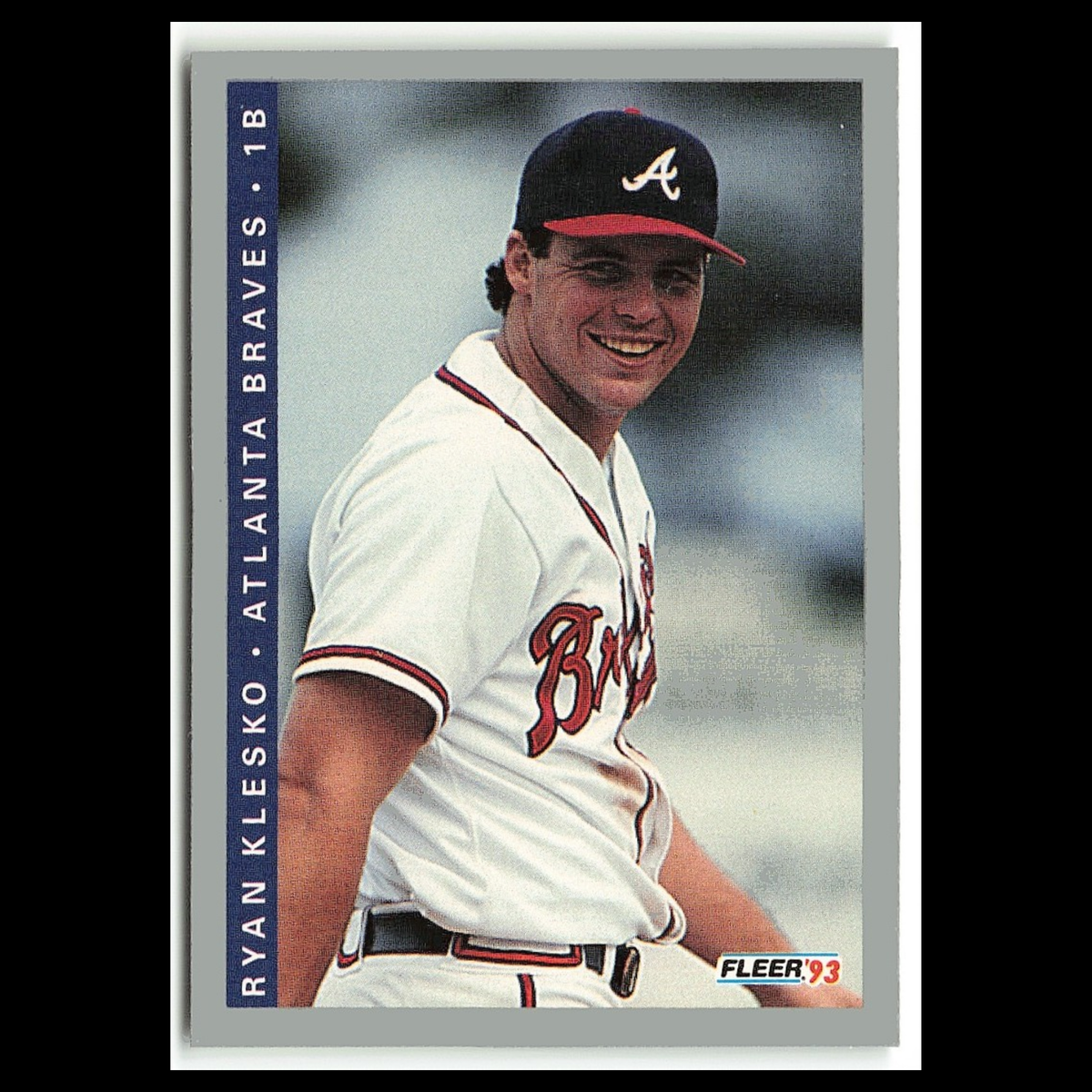 Ryan Klesko #6 1993 Fleer Atlanta Braves Baseball Card MLB NM
