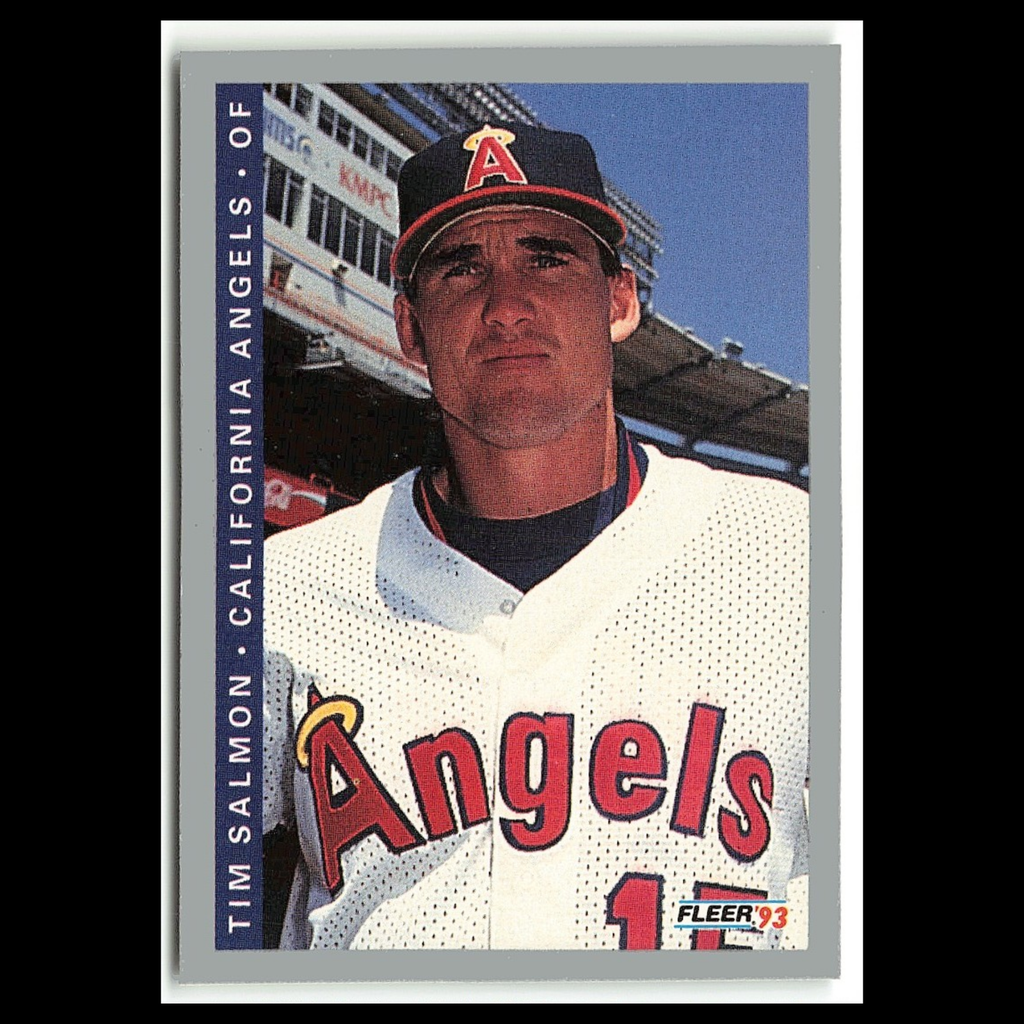 Tim Salmon #197 1993 Fleer California Angels Baseball Card MLB NM