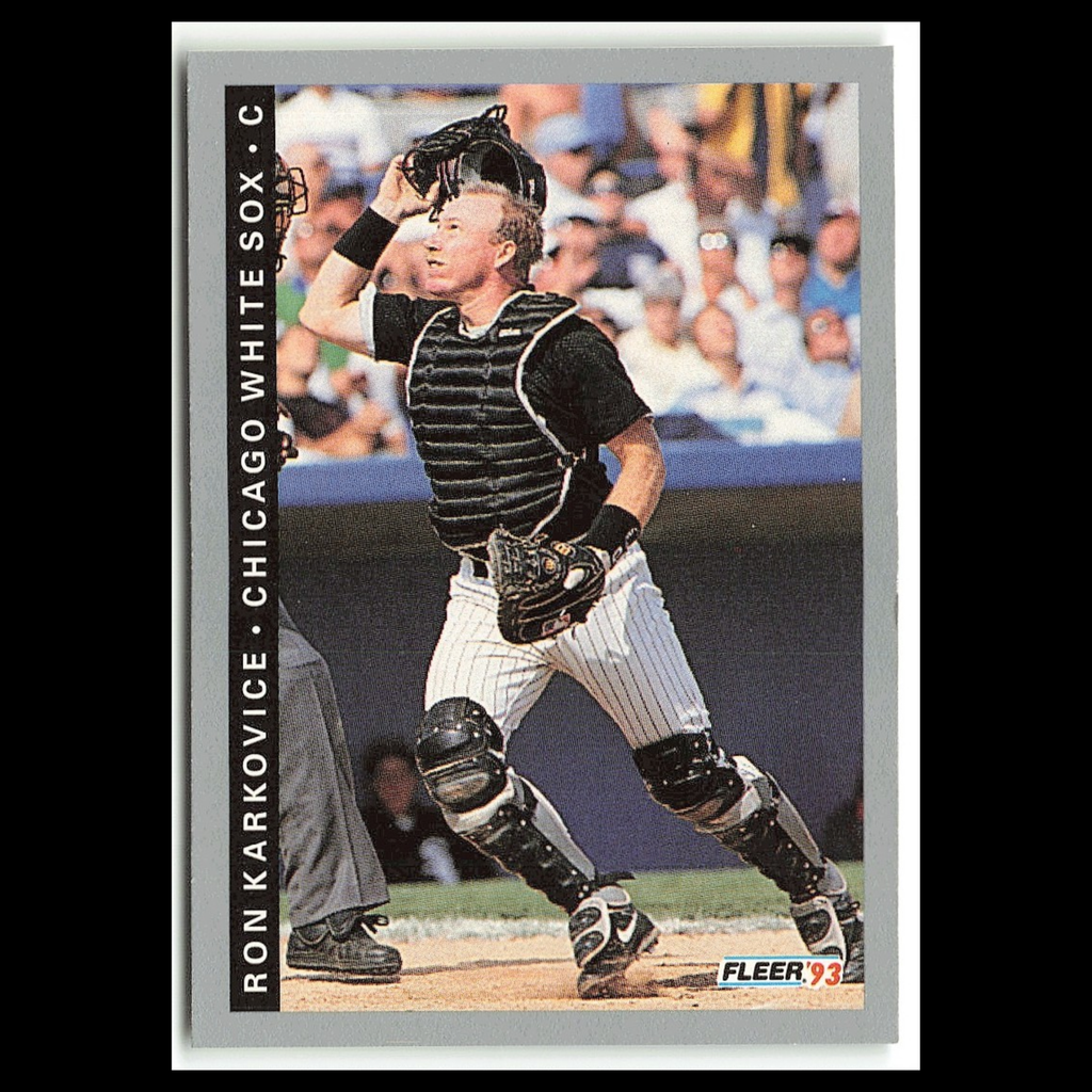Ron Karkovice #205 1993 Fleer Chicago White Sox Baseball Card MLB NM