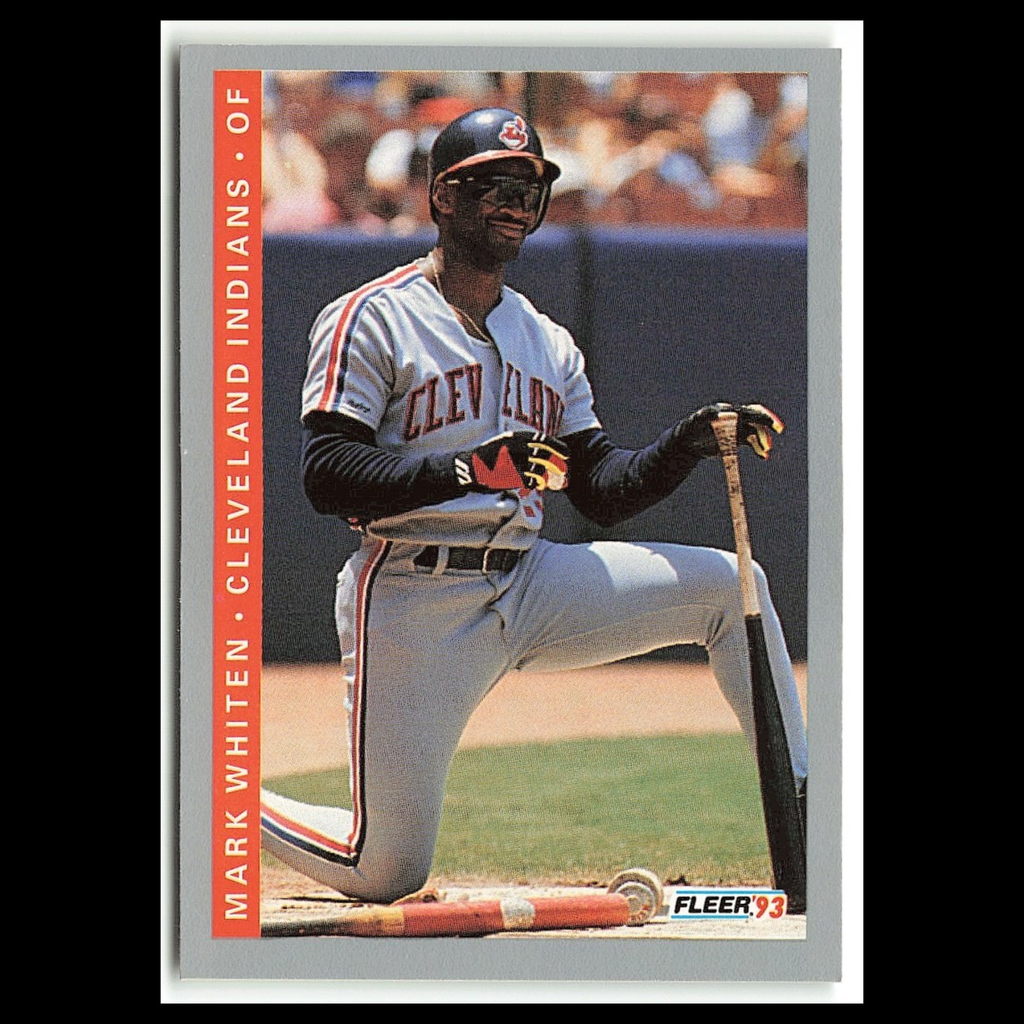 Mark Whiten #223 1993 Fleer Cleveland Indians Baseball Card MLB NM