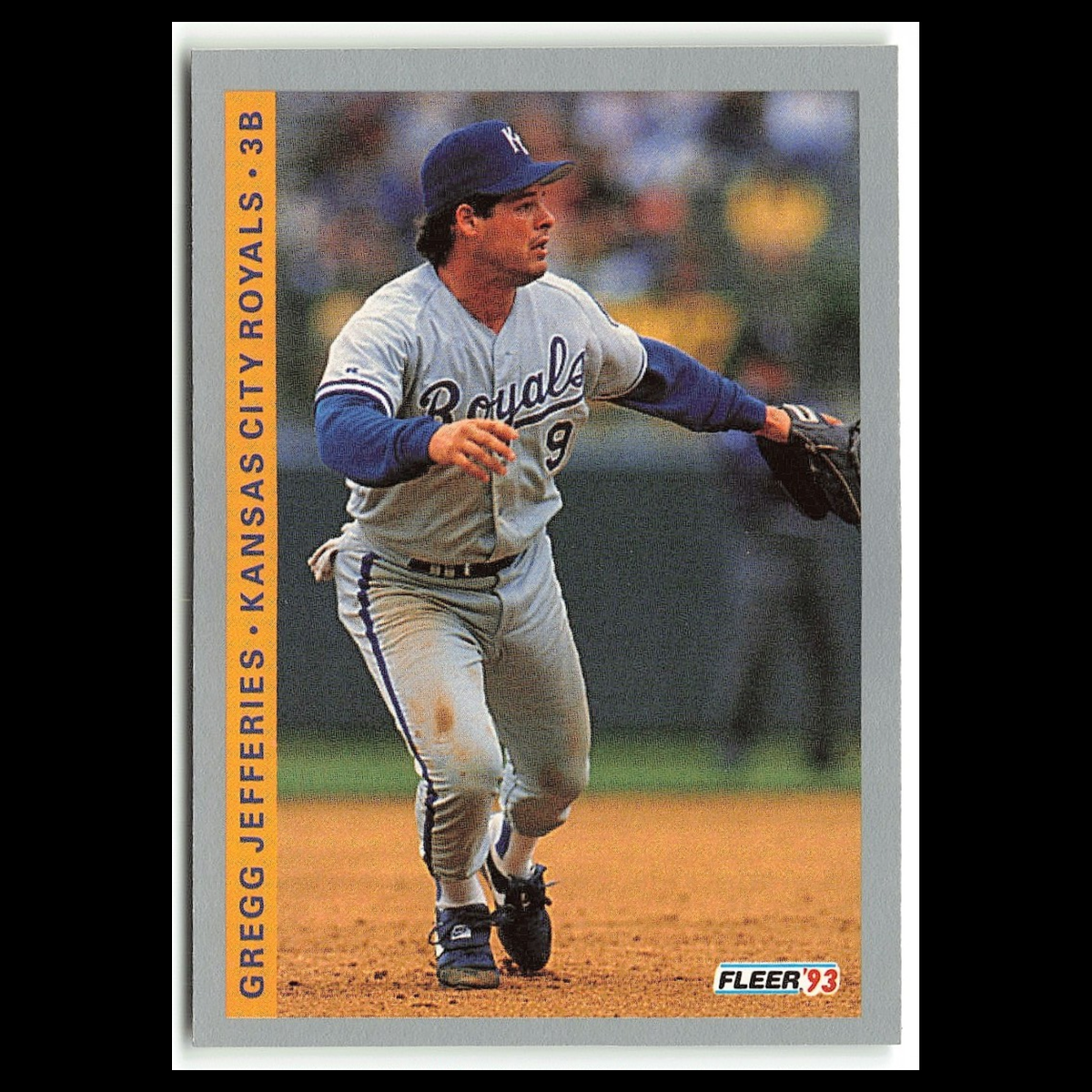 Gregg Jefferies #238 1993 Fleer Kansas City Royals Baseball Card MLB NM